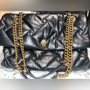 KURT GEIGER LONDON LEATHER KENSINGTON BAG XXL